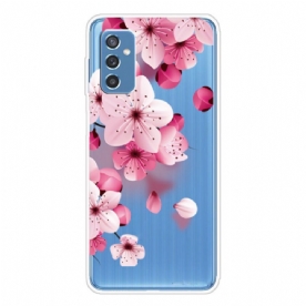 Hoesje voor Samsung Galaxy M52 5G Bloemenregen