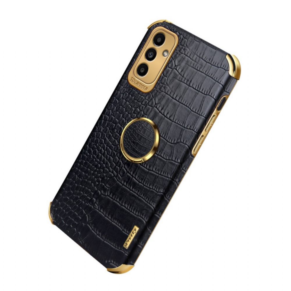 Hoesje voor Samsung Galaxy M52 5G Krokodillenring