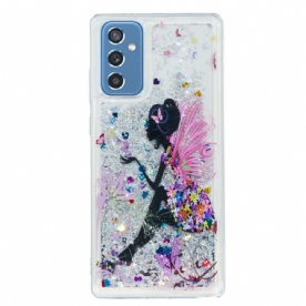 Hoesje voor Samsung Galaxy M52 5G Prinses Glitter