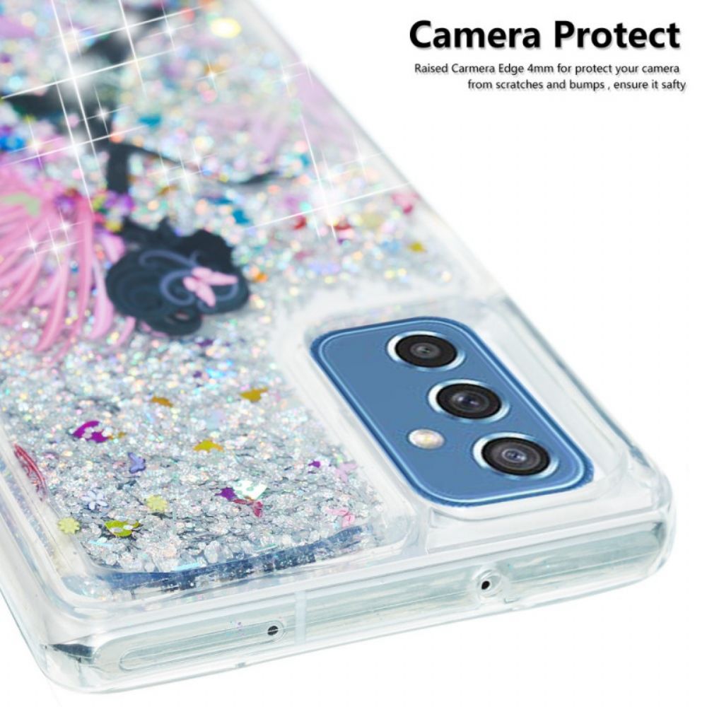 Hoesje voor Samsung Galaxy M52 5G Prinses Glitter