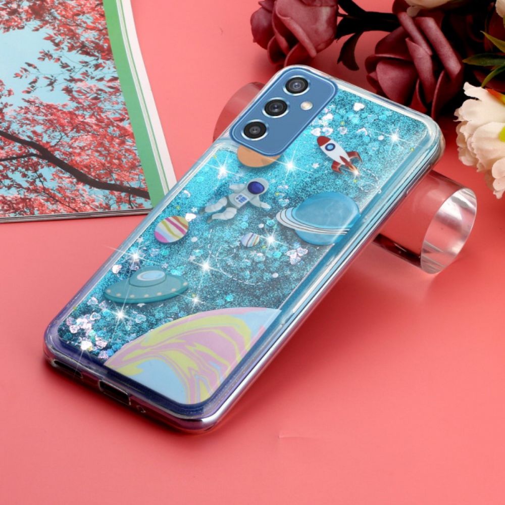 Telefoonhoesje voor Samsung Galaxy M52 5G Astronaut