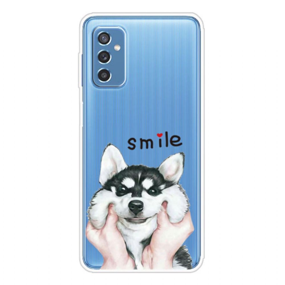 Telefoonhoesje voor Samsung Galaxy M52 5G Knuffel Wolf