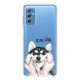 Telefoonhoesje voor Samsung Galaxy M52 5G Knuffel Wolf