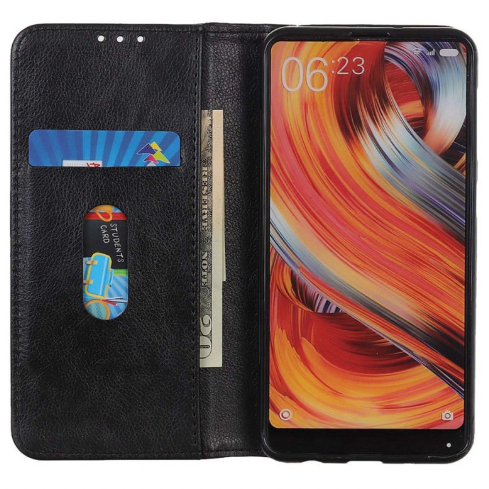 Bescherming Hoesje voor iPhone 14 Folio-hoesje Gestyled Splitleer