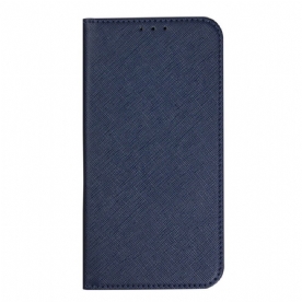 Bescherming Hoesje voor iPhone 14 Folio-hoesje Getextureerd