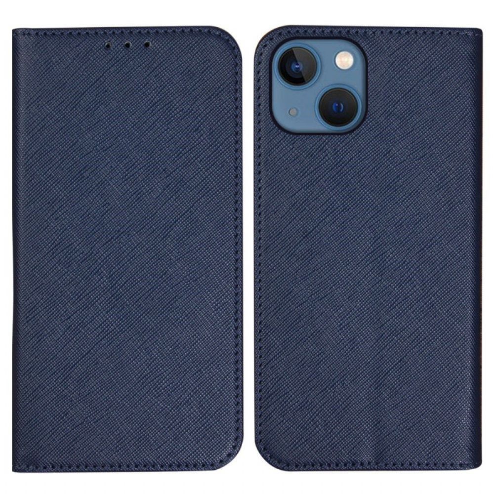 Bescherming Hoesje voor iPhone 14 Folio-hoesje Getextureerd