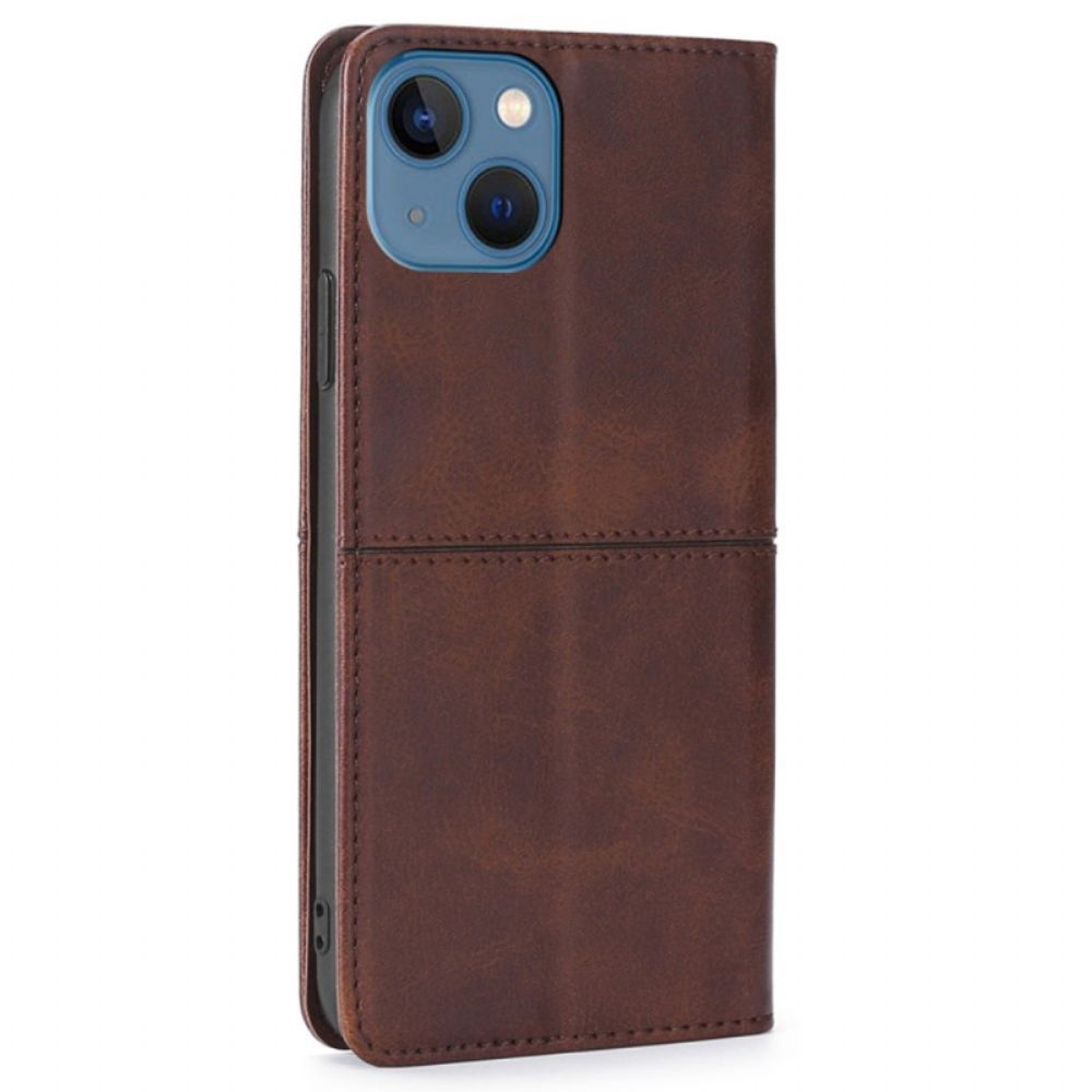 Bescherming Hoesje voor iPhone 14 Folio-hoesje Naden