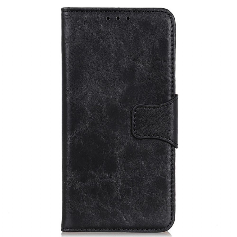 Folio-hoesje voor iPhone 14 Gespleten Leer