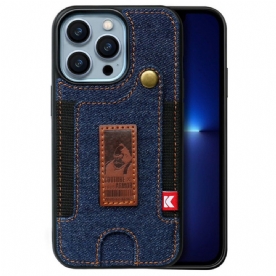 Hoesje voor iPhone 14 Cartehouder En Jeansriem