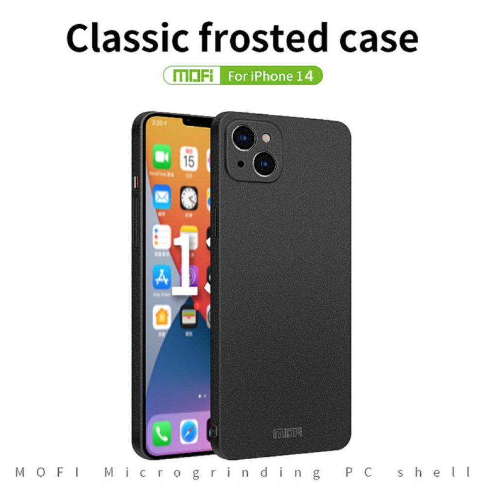 Hoesje voor iPhone 14 Fijnheid Mat Mofi