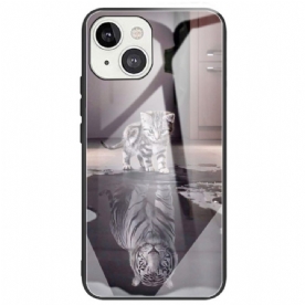 Hoesje voor iPhone 14 Kitten Dream Gehard Glas