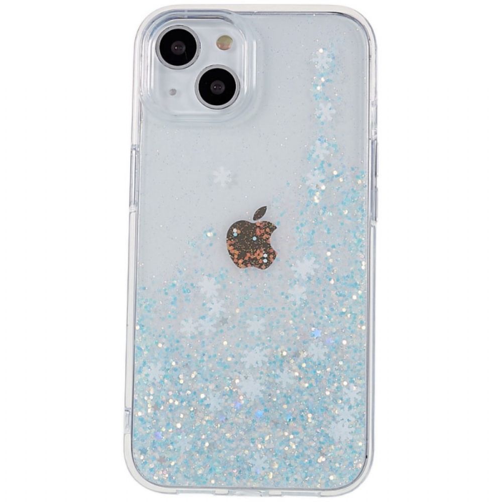 Hoesje voor iPhone 14 Paillettenvlokken