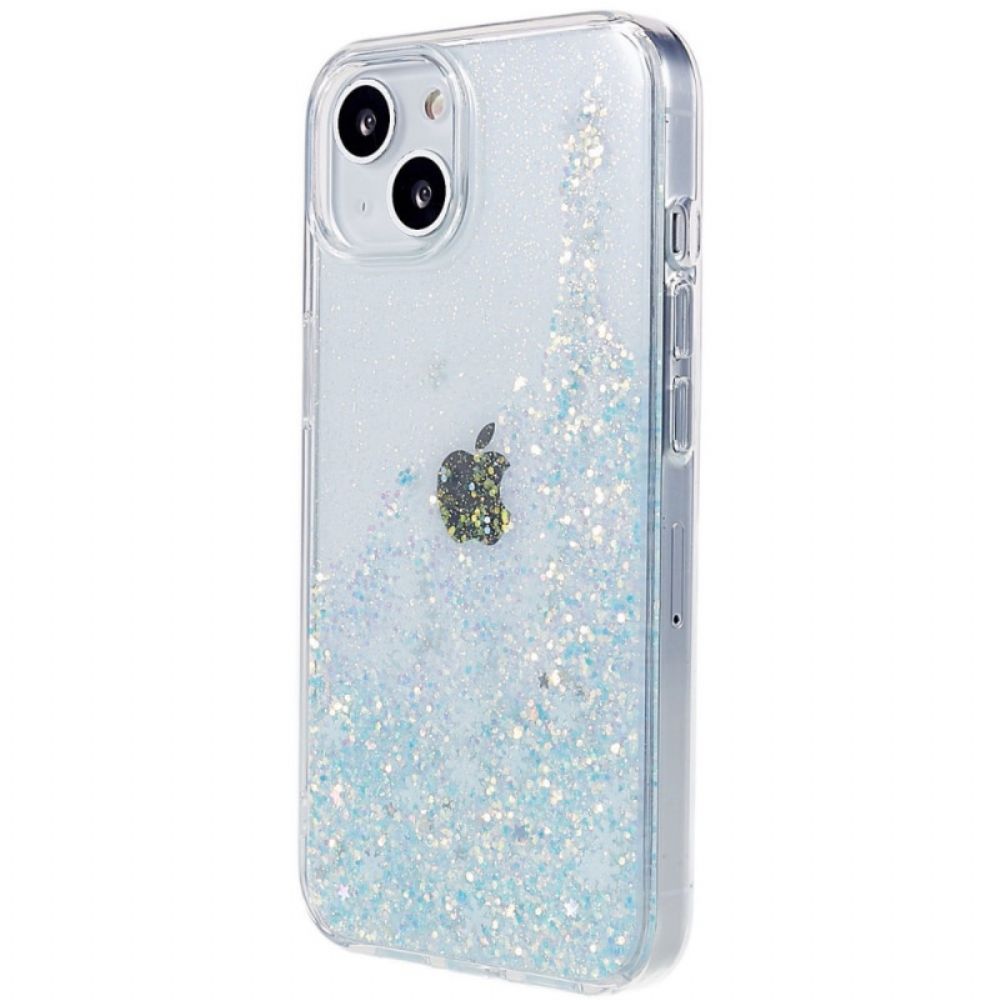 Hoesje voor iPhone 14 Paillettenvlokken