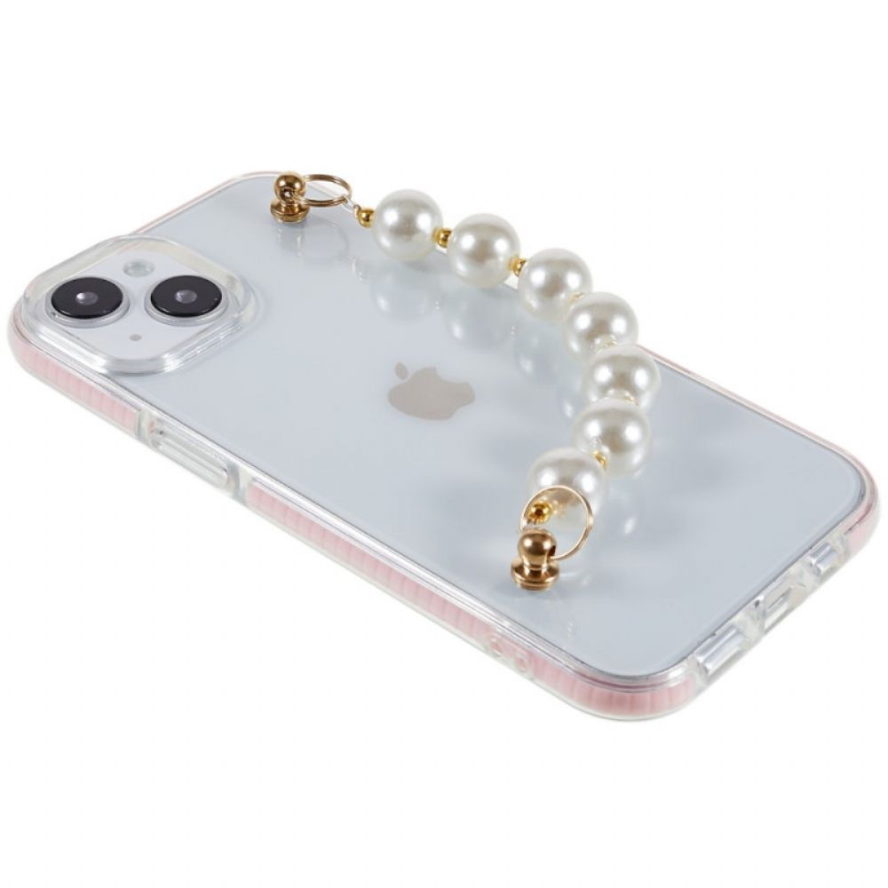 Hoesje voor iPhone 14 Siliconen Band