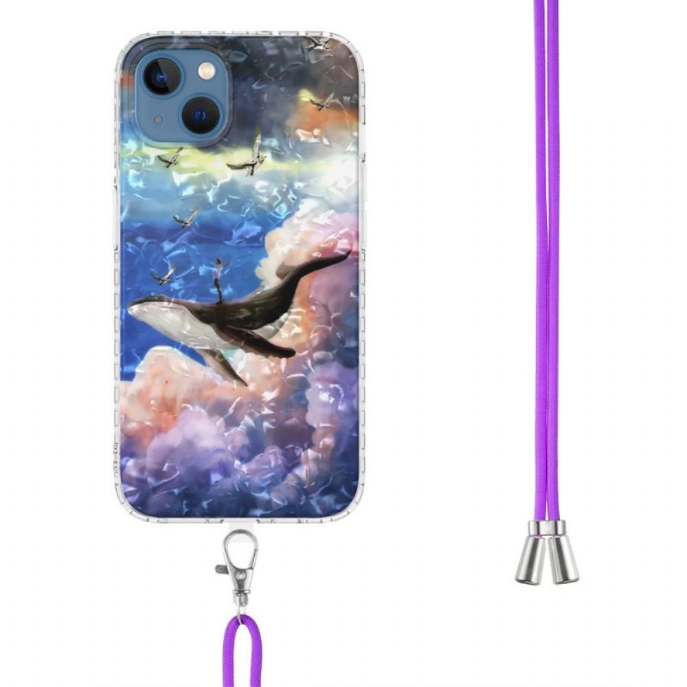 Hoesje voor iPhone 14 Stijlvolle Walvis