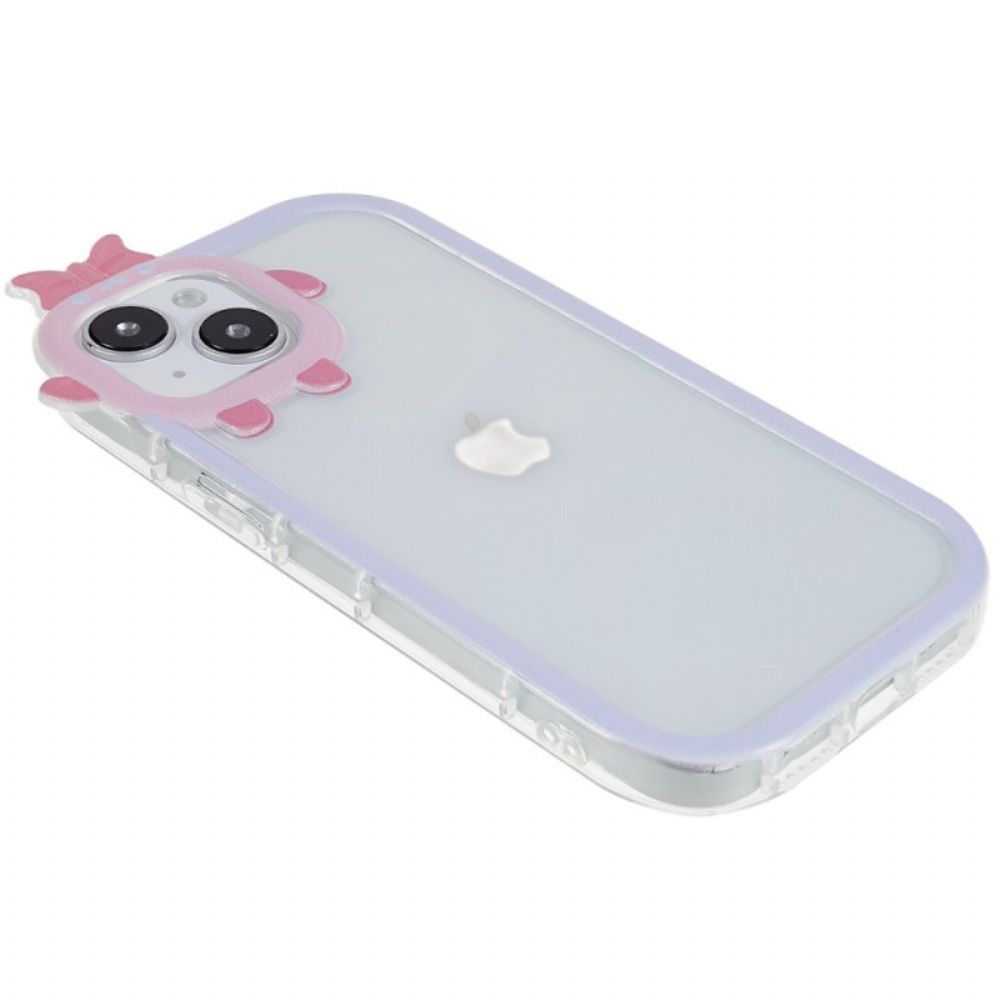 Hoesje voor iPhone 14 Transparante Cartoon