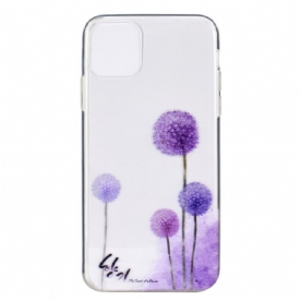 Hoesje voor iPhone 14 Transparante Paardebloemen