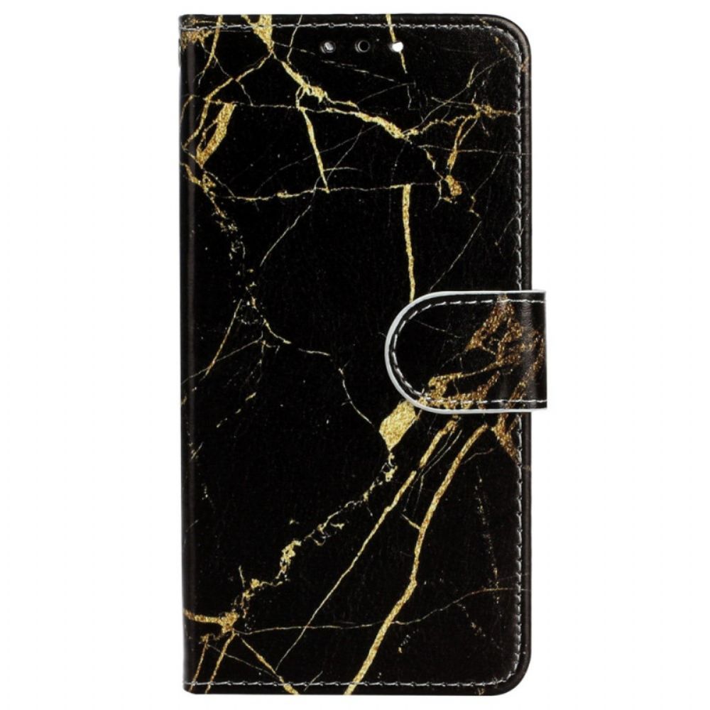 Leren Hoesje voor iPhone 14 Marmer