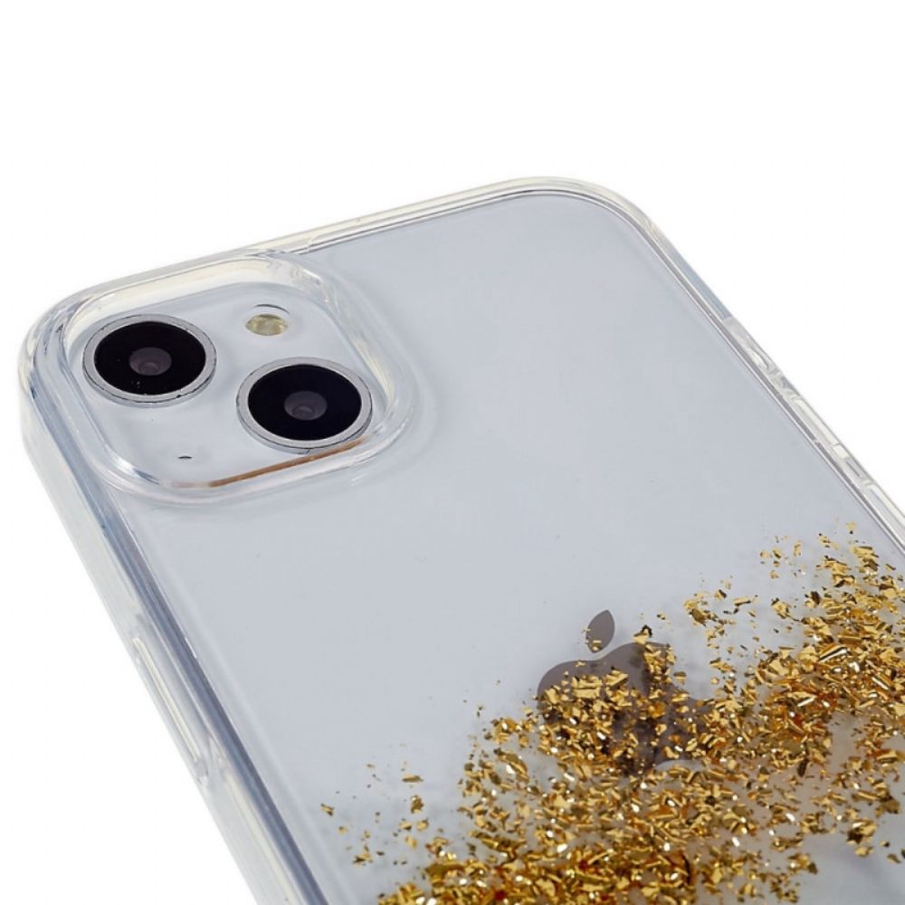 Telefoonhoesje voor iPhone 14 Glitterkunst