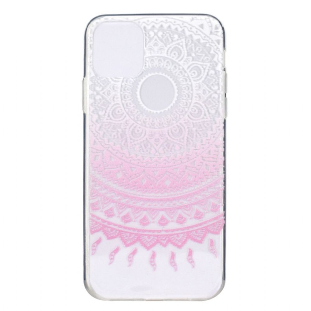 Telefoonhoesje voor iPhone 14 Transparante Gekleurde Mandala