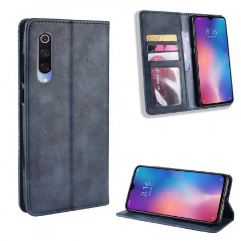 Bescherming Hoesje voor Xiaomi Mi 9 SE Folio-hoesje Mat Leereffect