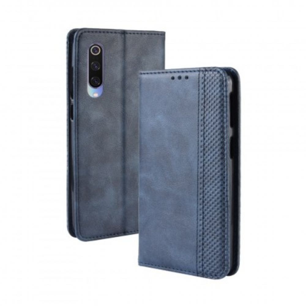 Bescherming Hoesje voor Xiaomi Mi 9 SE Folio-hoesje Mat Leereffect