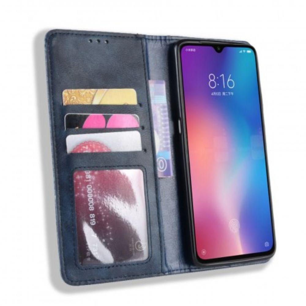 Bescherming Hoesje voor Xiaomi Mi 9 SE Folio-hoesje Mat Leereffect