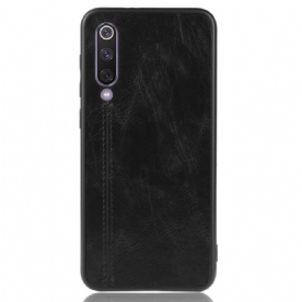 Hoesje voor Xiaomi Mi 9 SE Naad Leereffect