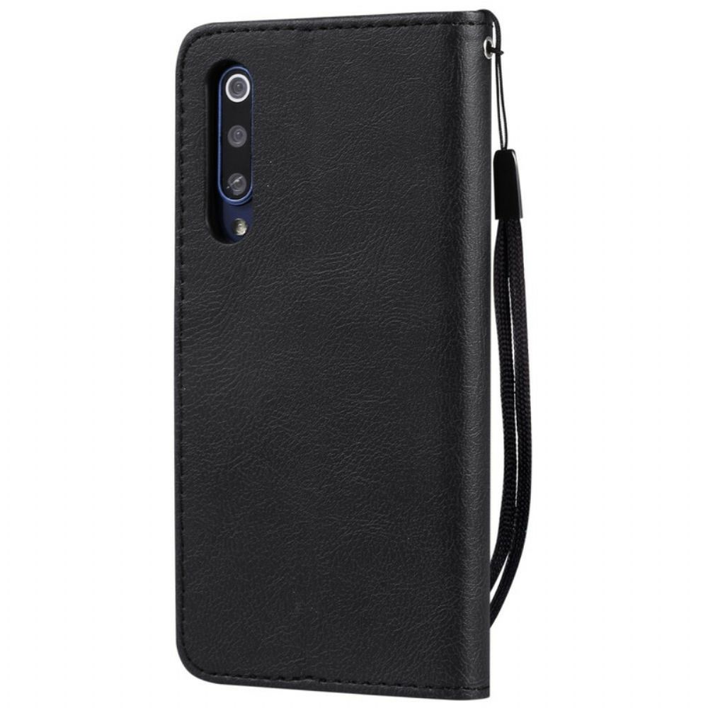 Leren Hoesje voor Xiaomi Mi 9 SE Met Ketting Leren Bandstijl