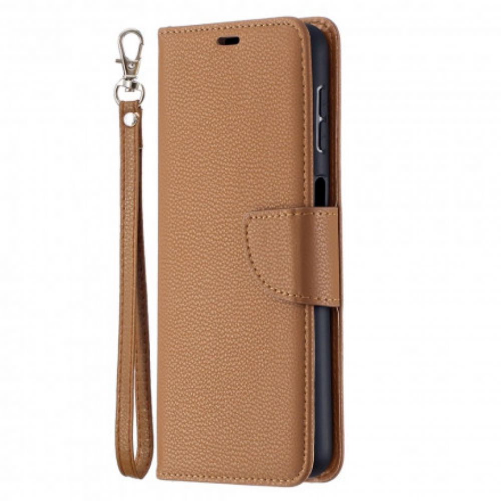 Flip Case voor Samsung Galaxy A32 5G Folio-hoesje Litchi Flap Schuin