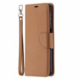 Flip Case voor Samsung Galaxy A32 5G Folio-hoesje Litchi Flap Schuin