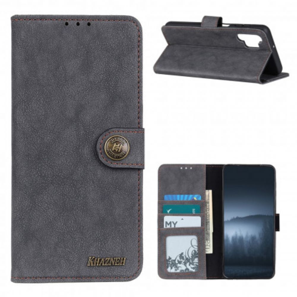 Flip Case voor Samsung Galaxy A32 5G Khazneh Retro Splitleer