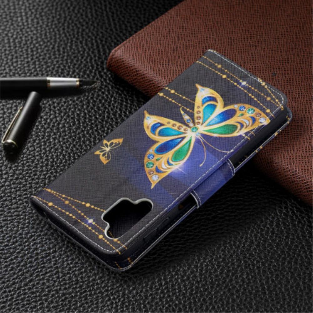 Flip Case voor Samsung Galaxy A32 5G Vlinders Koningen