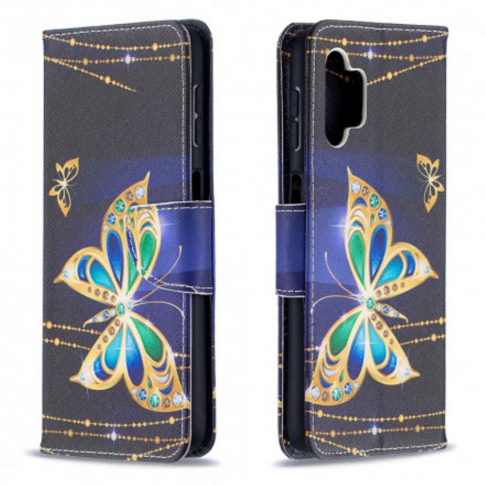 Flip Case voor Samsung Galaxy A32 5G Vlinders Koningen