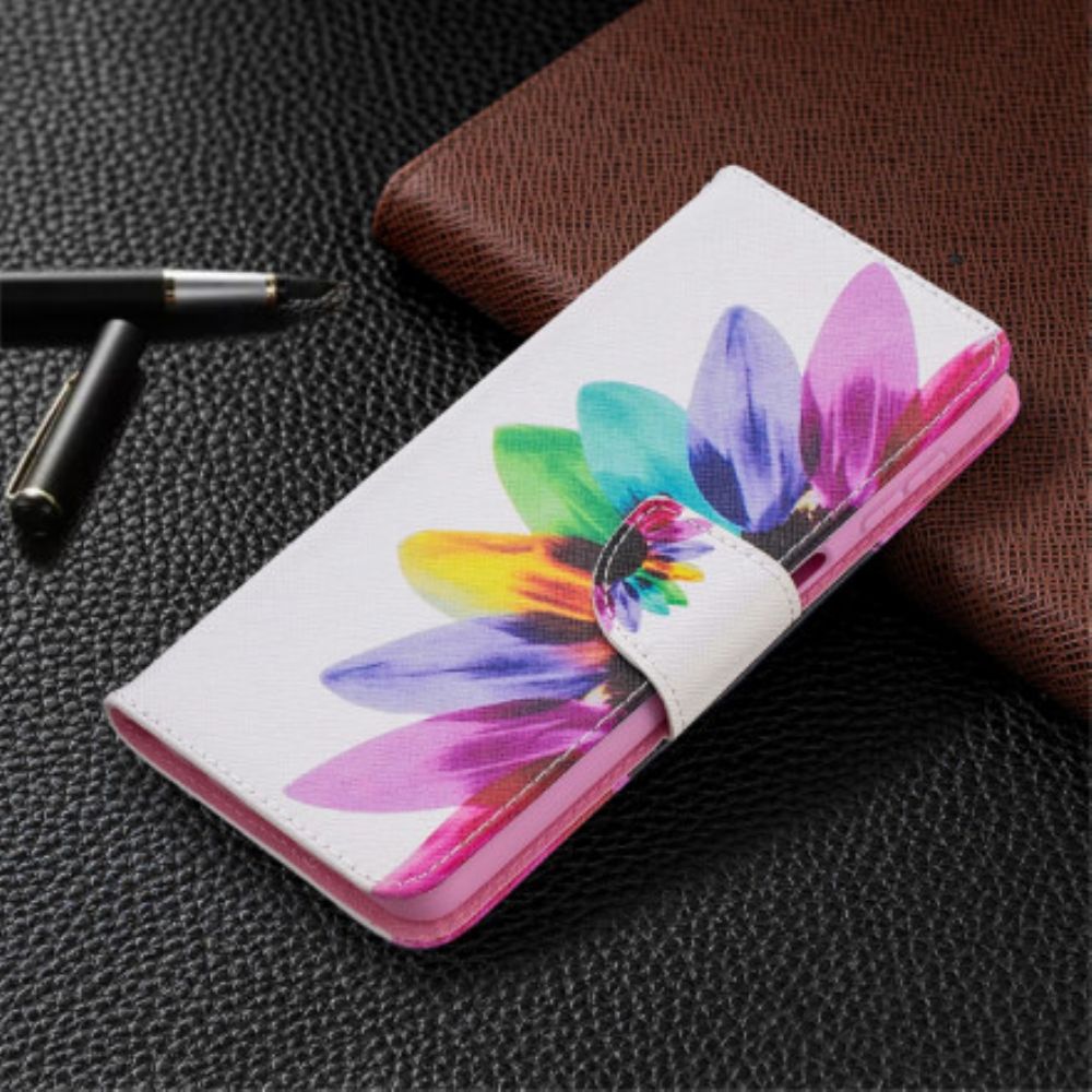 Folio-hoesje voor Samsung Galaxy A32 5G Aquarel Bloem