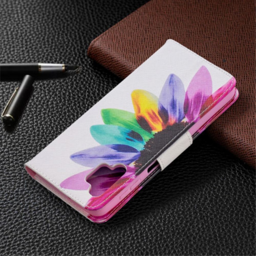 Folio-hoesje voor Samsung Galaxy A32 5G Aquarel Bloem