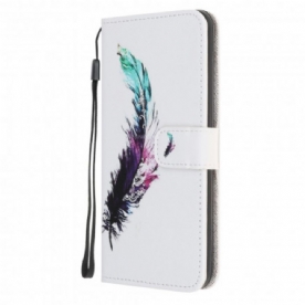 Folio-hoesje voor Samsung Galaxy A32 5G Met Ketting Thong Veer