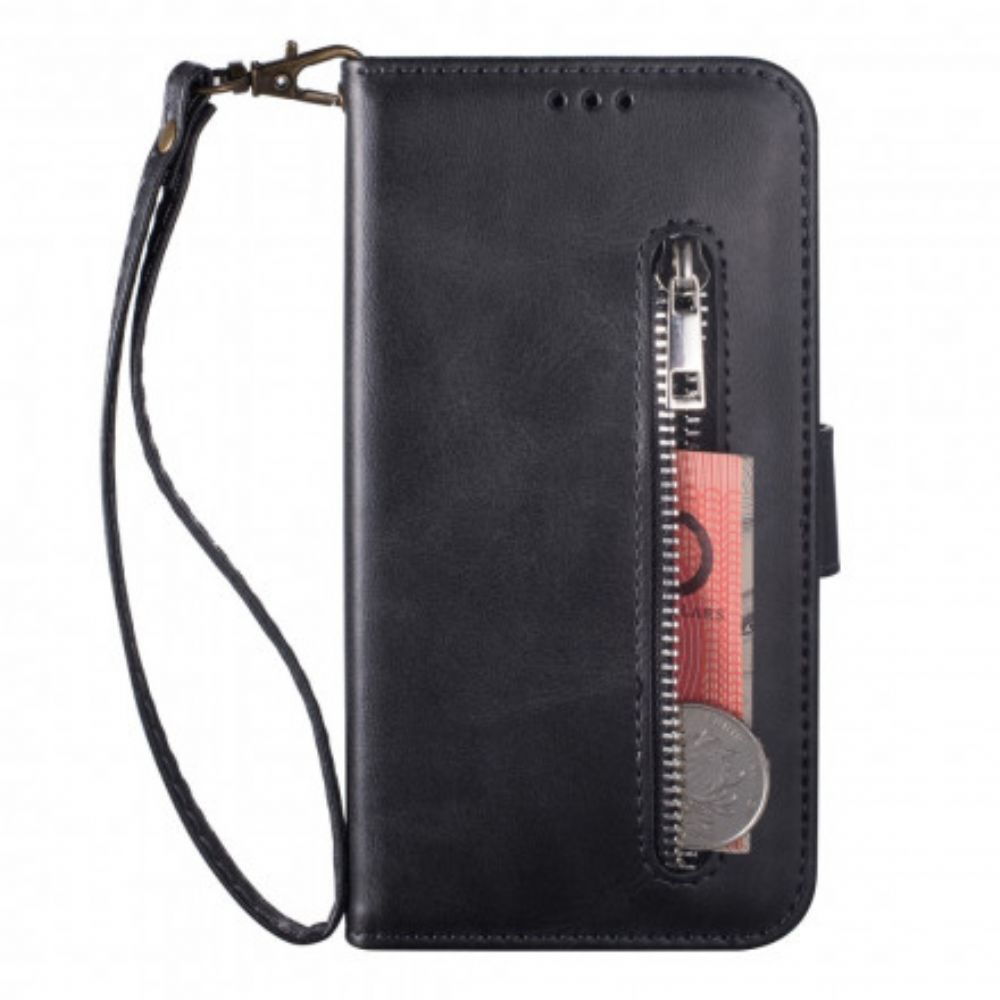 Folio-hoesje voor Samsung Galaxy A32 5G Portemonnee Met Lanyard