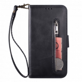 Folio-hoesje voor Samsung Galaxy A32 5G Portemonnee Met Lanyard