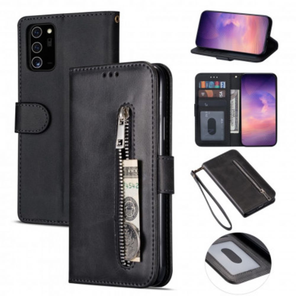 Folio-hoesje voor Samsung Galaxy A32 5G Portemonnee Met Lanyard