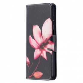 Folio-hoesje voor Samsung Galaxy A32 5G Roze Bloem