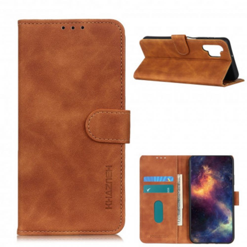 Folio-hoesje voor Samsung Galaxy A32 5G Vintage Leereffect Khazneh