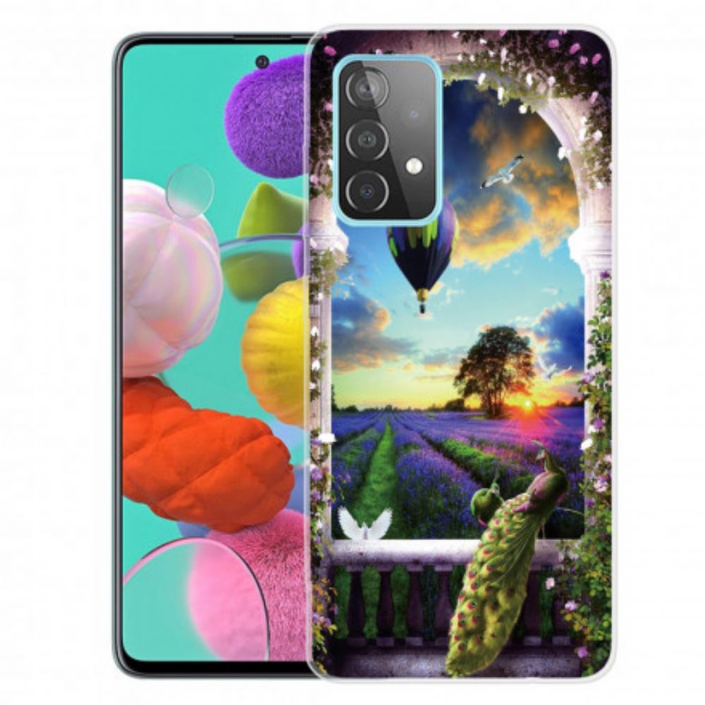 Hoesje voor Samsung Galaxy A32 5G Heteluchtballonslang