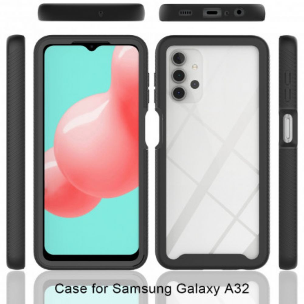 Hoesje voor Samsung Galaxy A32 5G Hybride Siliconen Randontwerp