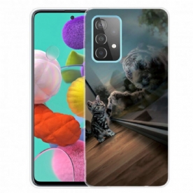 Hoesje voor Samsung Galaxy A32 5G Kittendroom