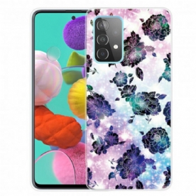 Hoesje voor Samsung Galaxy A32 5G Kleurrijke Vintage Bloemen