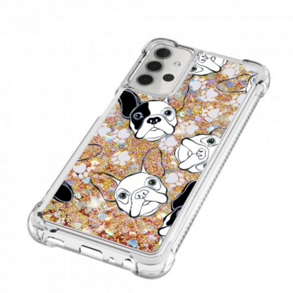 Hoesje voor Samsung Galaxy A32 5G Meneer Glitterhond