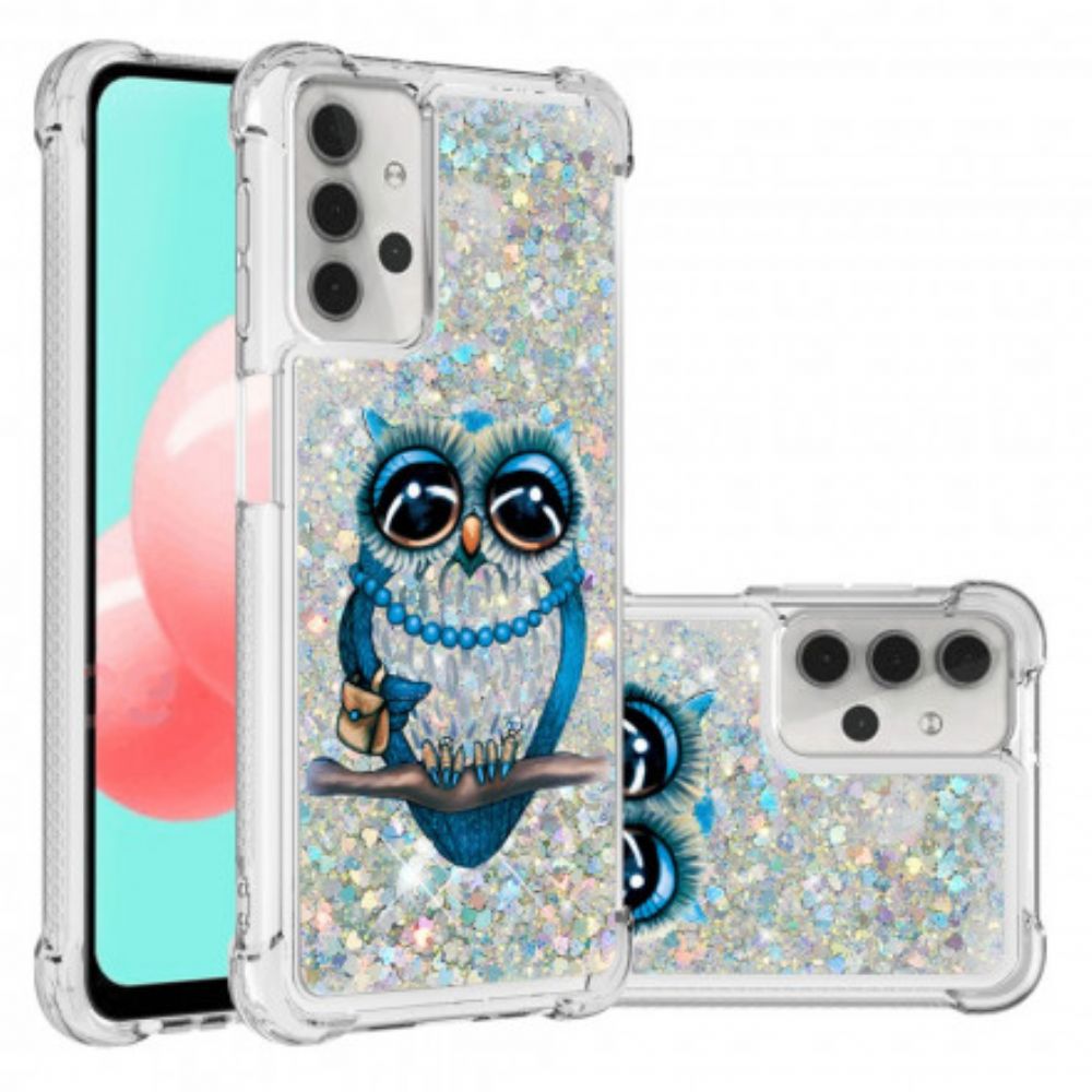 Hoesje voor Samsung Galaxy A32 5G Miss Glitteruil