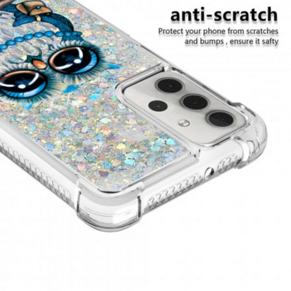 Hoesje voor Samsung Galaxy A32 5G Miss Glitteruil