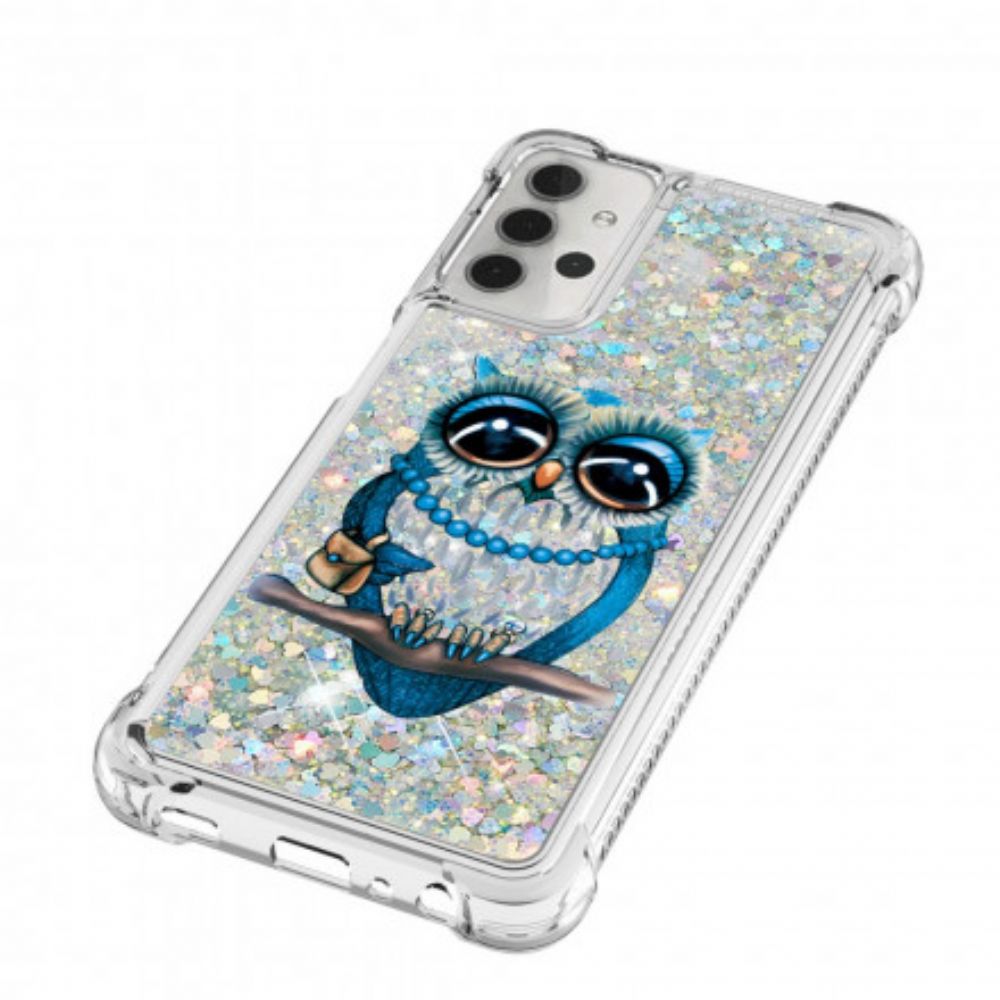 Hoesje voor Samsung Galaxy A32 5G Miss Glitteruil